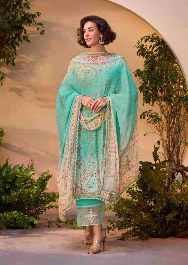 My Fashion Road Kimora Heer Titliyain Exclusive Designer Muslin Suit | 9684