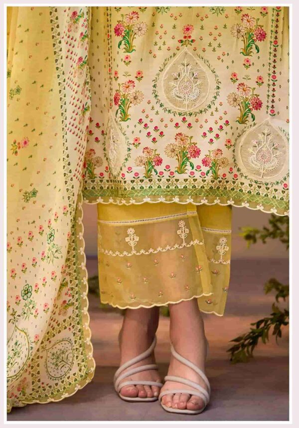 My Fashion Road Kimora Heer Titliyain Exclusive Designer Muslin Suit | 9681