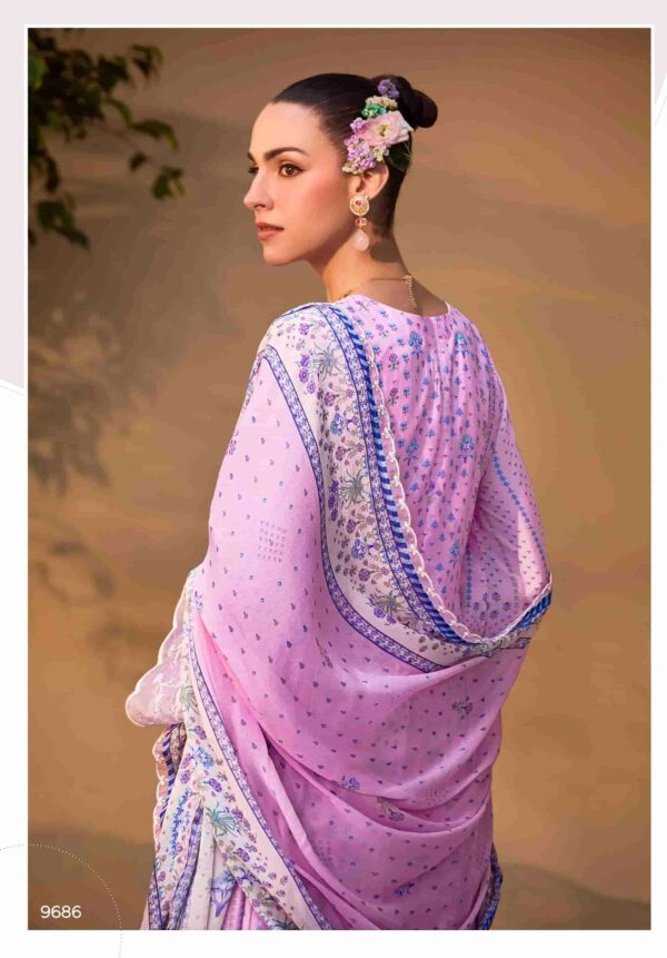 My Fashion Road Kimora Heer Titliyain Exclusive Designer Muslin Suit | 9686