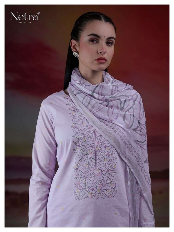 My Fashion Road Netra Tiya Digital Printed Fancy Linen Suit | NE-C 1068 A