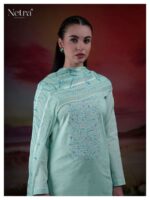 My Fashion Road Netra Tiya Digital Printed Fancy Linen Suit | NE-C 1068 B