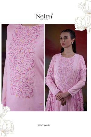 My Fashion Road Netra Tiya Digital Printed Fancy Linen Suit | NE-C 1068 D