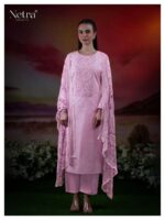 My Fashion Road Netra Tiya Digital Printed Fancy Linen Suit | NE-C 1068 D
