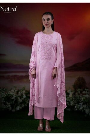 My Fashion Road Netra Tiya Digital Printed Fancy Linen Suit | NE-C 1068 D