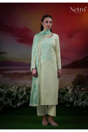 My Fashion Road Netra Tiya Digital Printed Fancy Linen Suit | NE-C 1068 F