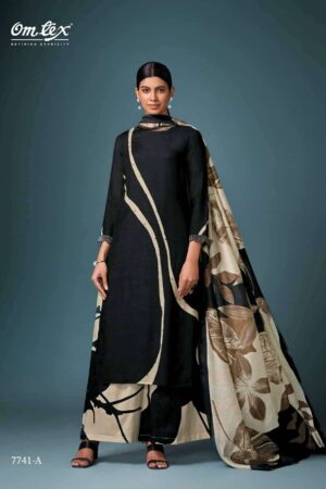 My Fashion Road Omtex Kavach Digital Printed Fancy Silk Ladies Suit | 7741 – A