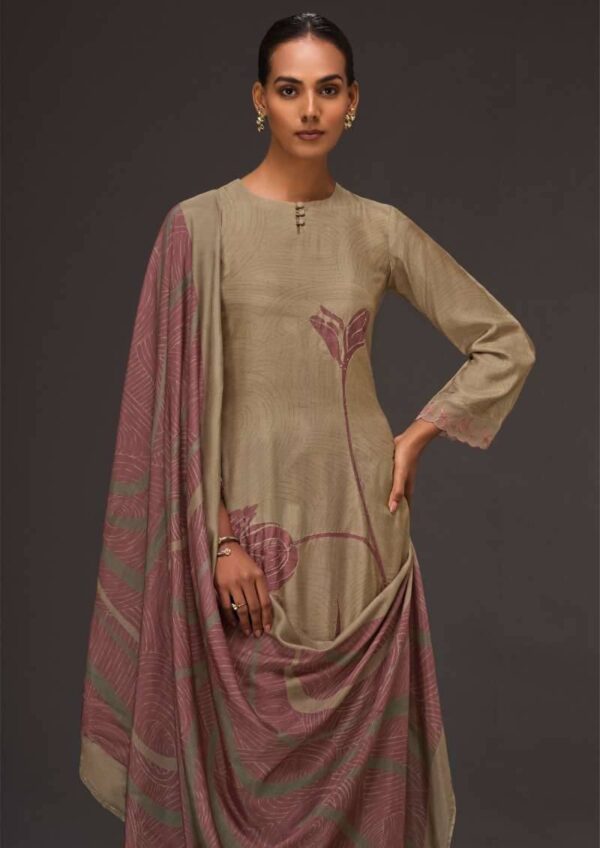 My Fashion Road Omtex Modern Edge Digital Printed Fancy Silk Ladies Suit | 7681 – C