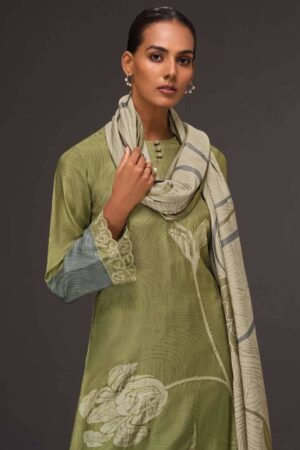 My Fashion Road Omtex Modern Edge Digital Printed Fancy Silk Ladies Suit | 7681 – B