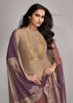 My Fashion Road Omtex Nazakat Nova Designer Muslin Jacquard Suit | 7831 – C