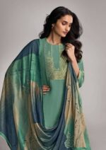 My Fashion Road Omtex Nazakat Nova Designer Muslin Jacquard Suit | 7831 – B
