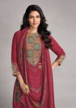 My Fashion Road Omtex Pehnawa Designer Jacquard Silk Suit | 7751 – A
