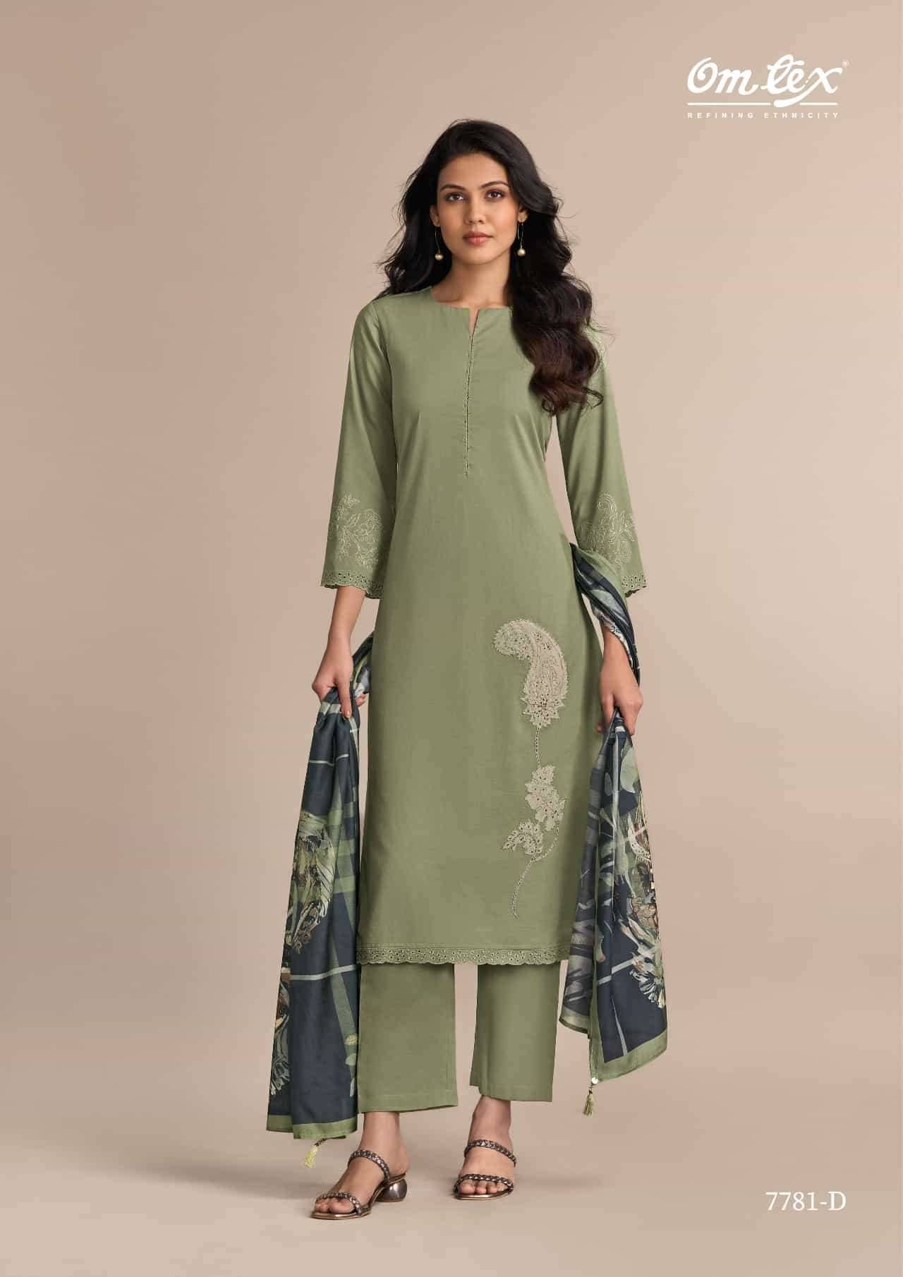 My Fashion Road Omtex Sanskriti Style Unstitch Designer Cotton Suit | 7781 – D My Fashion Road Omtex Sanskriti Style Unstitch Designer Cotton Suit | 7781 – D