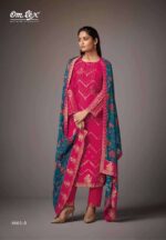 My Fashion Road Omtex Tahira Designer Jacquard Muslin Suit | 6661 – A