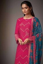 My Fashion Road Omtex Tahira Designer Jacquard Muslin Suit | 6661 – A