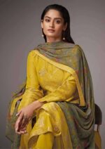 My Fashion Road Omtex Tahira Designer Jacquard Muslin Suit | 6661 – C