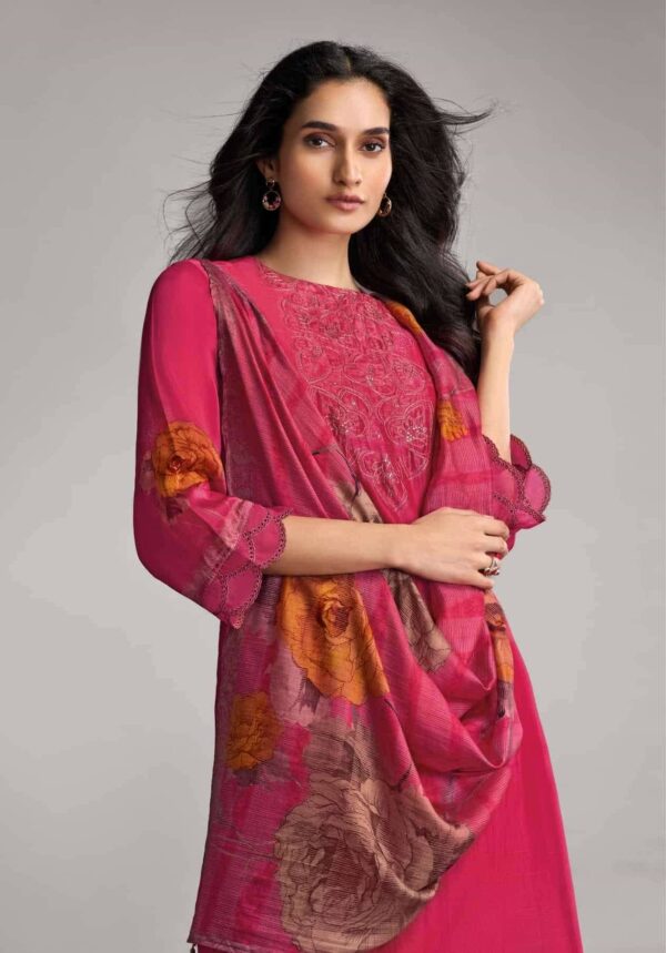 My Fashion Road Omtex Tassel Tales Exclusive Designer Silk Suit | 7821 – A