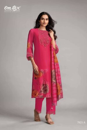 My Fashion Road Omtex Tassel Tales Exclusive Designer Silk Suit | 7821 – A
