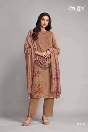 My Fashion Road Omtex Tassel Tales Exclusive Designer Silk Suit | 7821 – B
