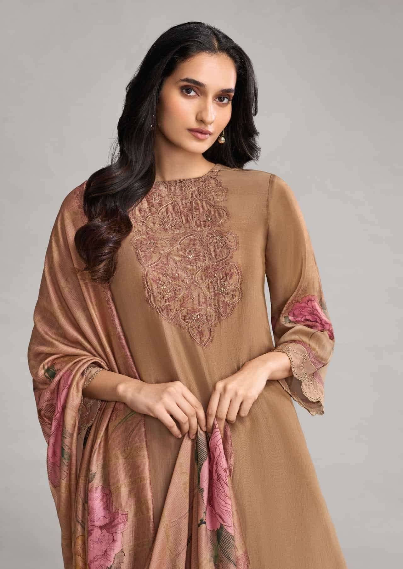 My Fashion Road Omtex Tassel Tales Exclusive Designer Silk Suit | 7821 – B My Fashion Road Omtex Tassel Tales Exclusive Designer Silk Suit | 7821 – B