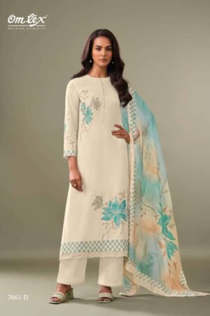 My Fashion Road Omtex Viviana Exclusive Cotton Jacquard Suit | 7661 – D