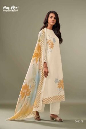 My Fashion Road Omtex Viviana Exclusive Cotton Jacquard Suit | 7661 – B