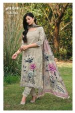My Fashion Road Jay Vijay Saleha Exclusive Designer Silk Ladies Dress | 3245-C