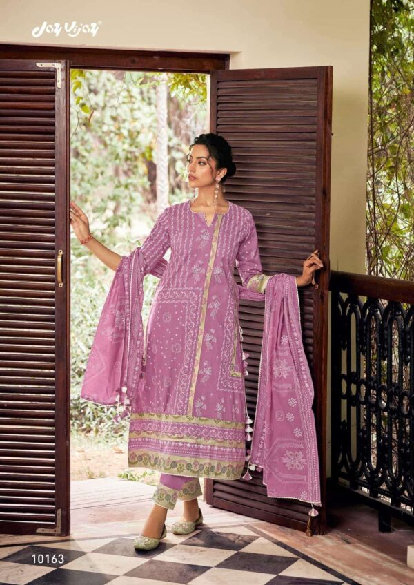 My Fashion Road Jay Vijay Roshnika Exclusive Fancy Cotton Suit | 10163