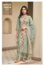 My Fashion Road Jay Vijay Panchi Fancy Silk Designer Ladies Suit | 3250-A