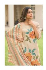 My Fashion Road Jay Vijay Krisha Designer Stylish Organdy Suit | 3251-B