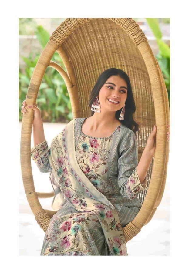 My Fashion Road Jay Vijay Panchi Fancy Silk Designer Ladies Suit | 3250-D