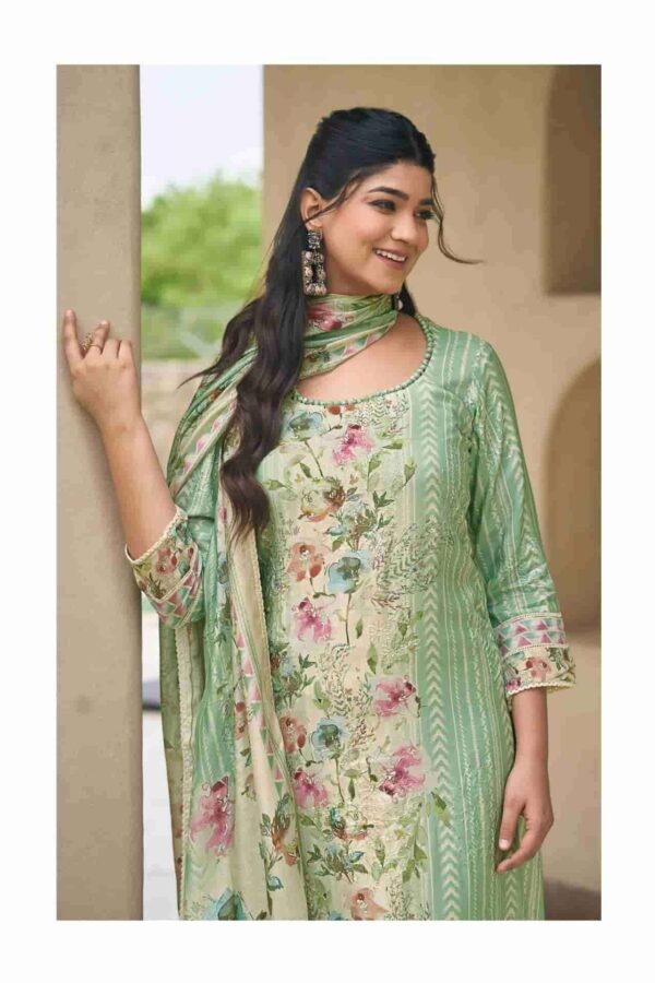 My Fashion Road Jay Vijay Panchi Fancy Silk Designer Ladies Suit | 3250-C
