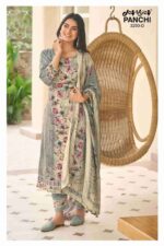 My Fashion Road Jay Vijay Panchi Fancy Silk Designer Ladies Suit | 3250-D