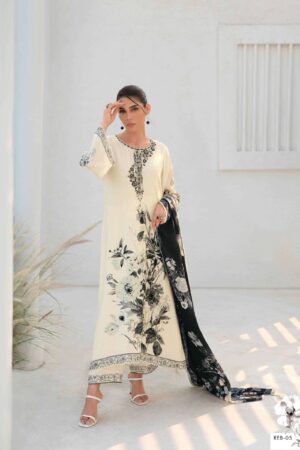 My Fashion Road Varsha Rang E Bahar Exclusive Fancy Viscose Muslin Suit | REB-05