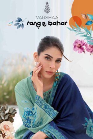 My Fashion Road Varsha Rang E Bahar Exclusive Fancy Viscose Muslin Suit | REB-06