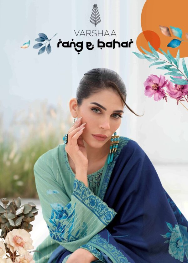 My Fashion Road Varsha Rang E Bahar Exclusive Fancy Viscose Muslin Suit | REB-06