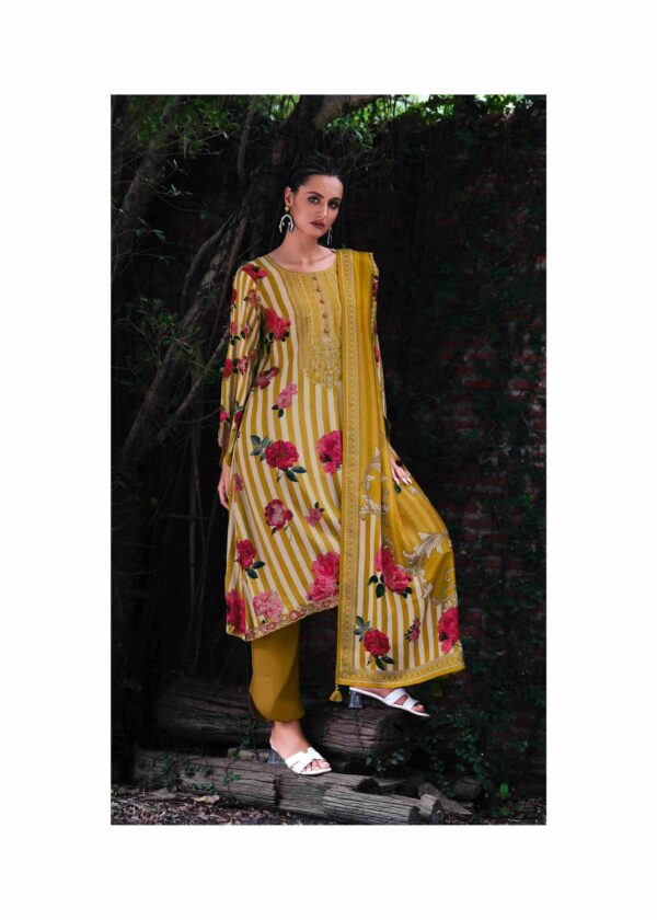 My Fashion Road Varsha Shabnam Digital Printed Fancy Muslin Ladies Suit | SB – 05