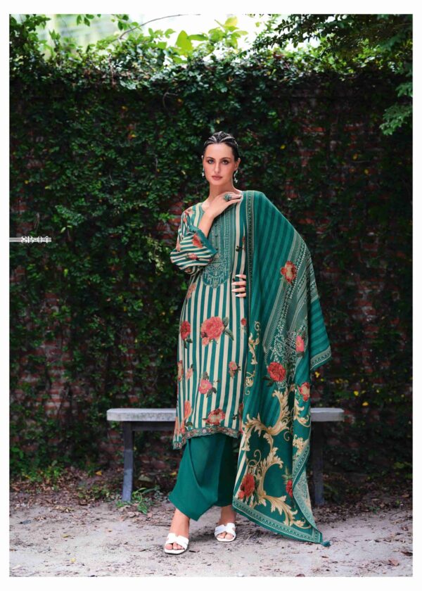 My Fashion Road Varsha Shabnam Digital Printed Fancy Muslin Ladies Suit | SB – 04