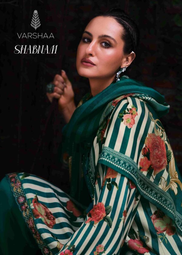 My Fashion Road Varsha Shabnam Digital Printed Fancy Muslin Ladies Suit | SB – 04
