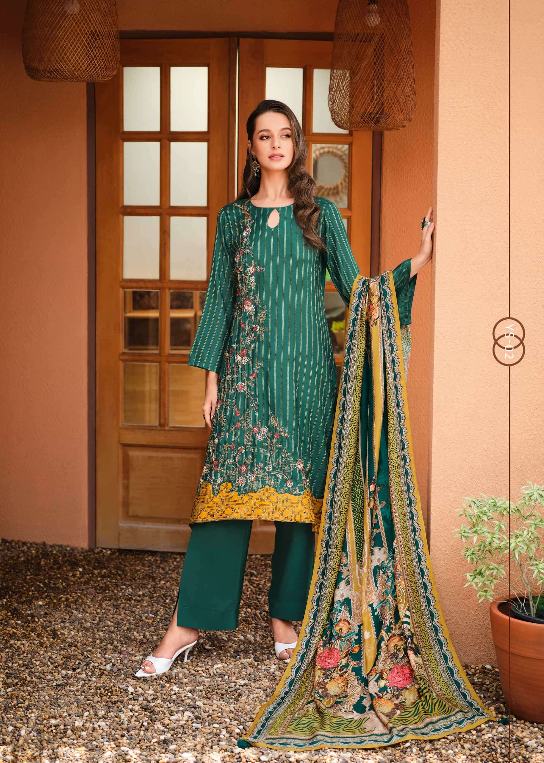 My Fashion Road Varsha Yasira Exclusive Fancy Muslin Suit | YS – 02 My Fashion Road Varsha Yasira Exclusive Fancy Muslin Suit | YS – 02