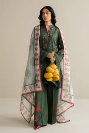 My Fashion Road Coco Prints by Zara Shahjahan Vol 3 Unstitched Lawn 2025 | 3A