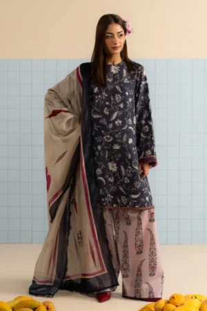 My Fashion Road Coco Prints by Zara Shahjahan Vol 3 Unstitched Lawn 2025 | 7B
