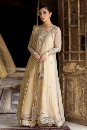 My Fashion Road Qalamkar Chiffon Unstitched Collection 2025 | WC-07