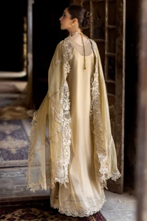 My Fashion Road Qalamkar Chiffon Unstitched Collection 2025 | WC-07