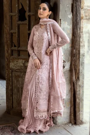 My Fashion Road Qalamkar Chiffon Unstitched Collection 2025 | WC-05