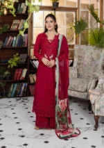 My Fashion Road Elaf Chikankari With Chiffon Latest Unstitched Collection 2025 EEC-4A Rubelet My Fashion Road Elaf Chikankari With Chiffon Latest Unstitched Collection 2025 EEC-4A Rubelet