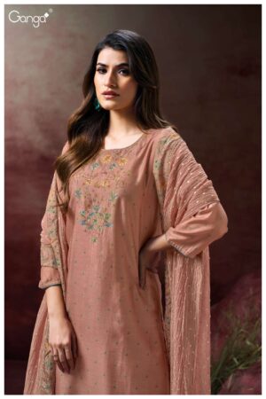 My Fashion Road Ganga Fashion Berkley Pure Bemberg Silk Exclusive Suit | S3135-A