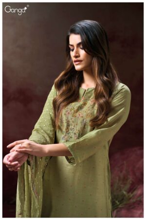 My Fashion Road Ganga Fashion Berkley Pure Bemberg Silk Exclusive Suit | S3135-B