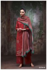 My Fashion Road Ganga Fashion Bryssia Cotton Satin Ladies Dress | S3784 – B