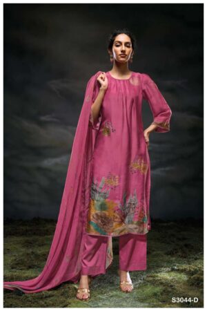 My Fashion Road Ganga Fashion Charaya Exclusive Designer Silk Suit | S3044-D