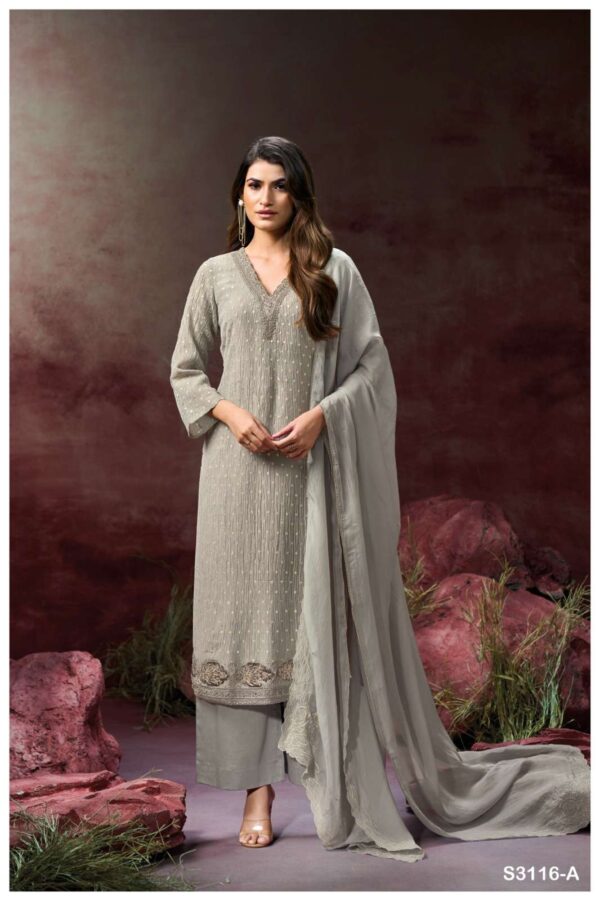 My Fashion Road Ganga Fashion Eari Exclusive Fancy Ladies Suit | S3116 – A